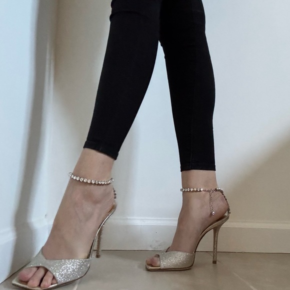 Jimmy Choo Saeda Sandal 100 Heel size 39 - Picture 2 of 3
